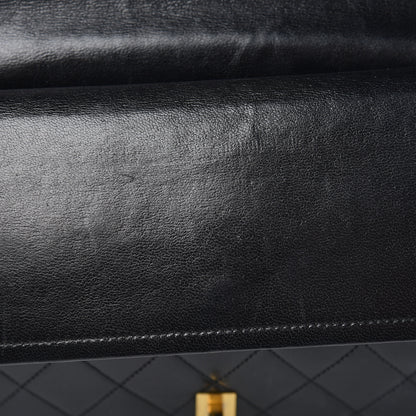 Chanel Lambskin Quilted Medium Double Flap Bijoux Chain Black 11 of 13