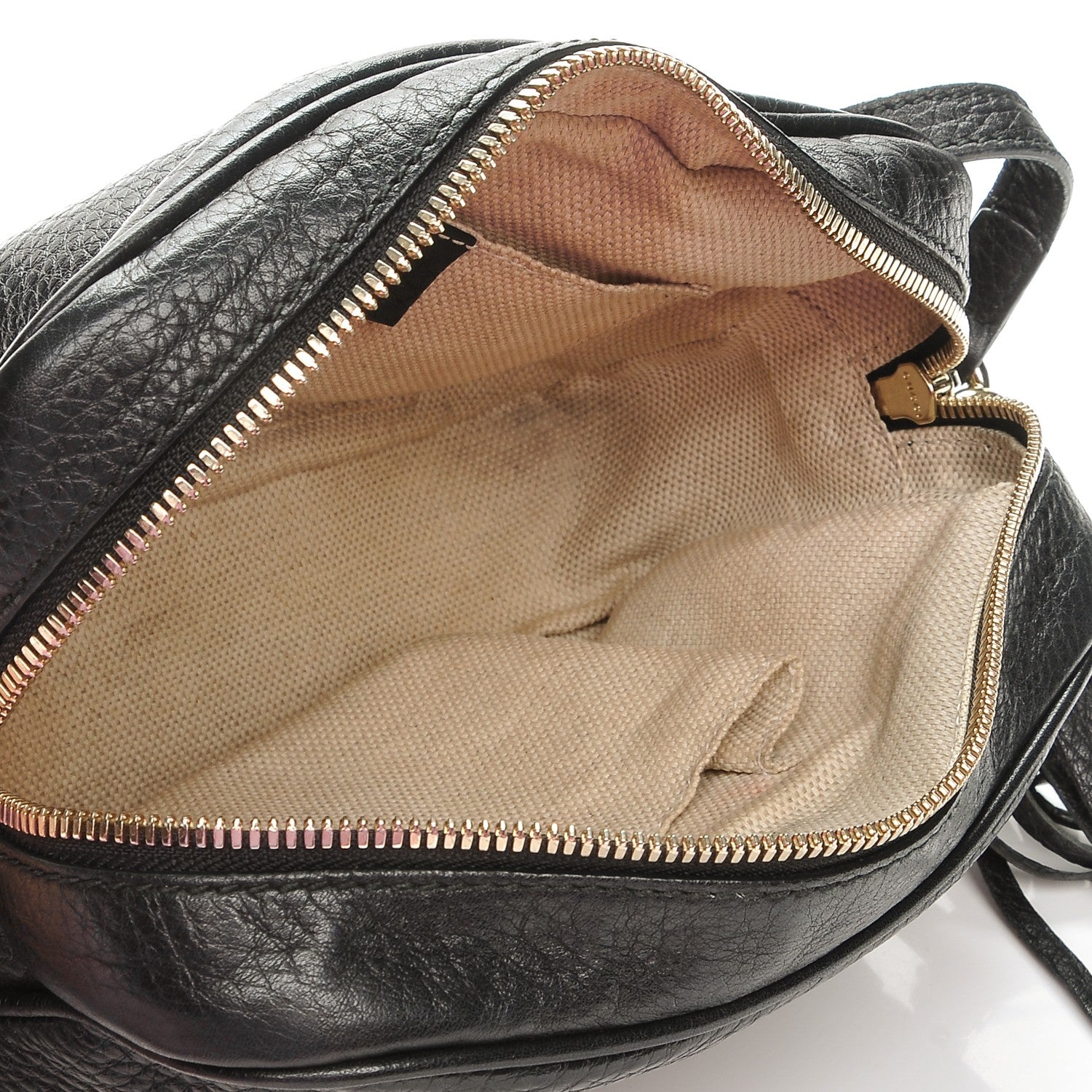 Gucci Pebbled Calfskin Small Soho Disco Bag Black 5 of 7