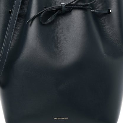 Mansur Gavriel Calfskin Mini Bucket Bag Blu 8 of 11