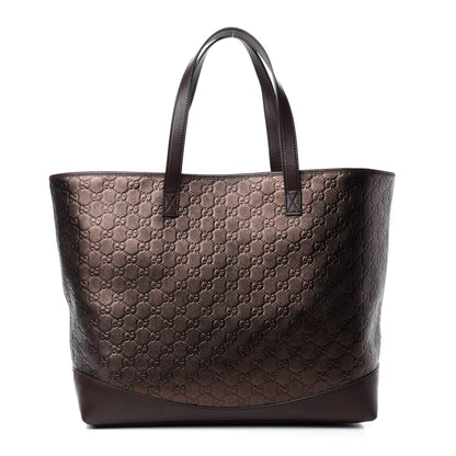 Gucci Guccissima Large Tote Bronze 1 of 10
