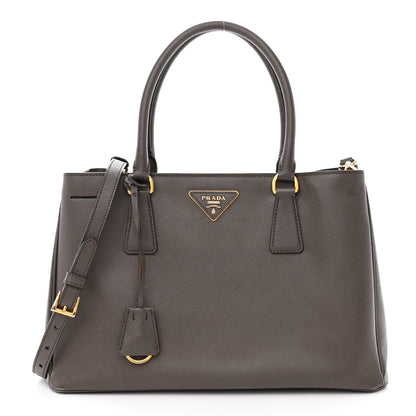 Prada Saffiano Medium Galleria Double Zip Tote Argilla 1 of 26