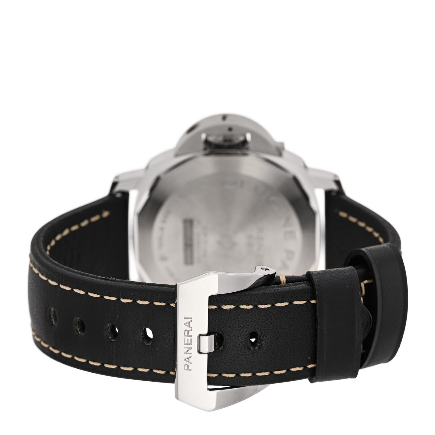 Panerai Stainless Steel Calfskin 44mm Luminor Marina Manual Winding Watch Black PAM00776 3 of 5