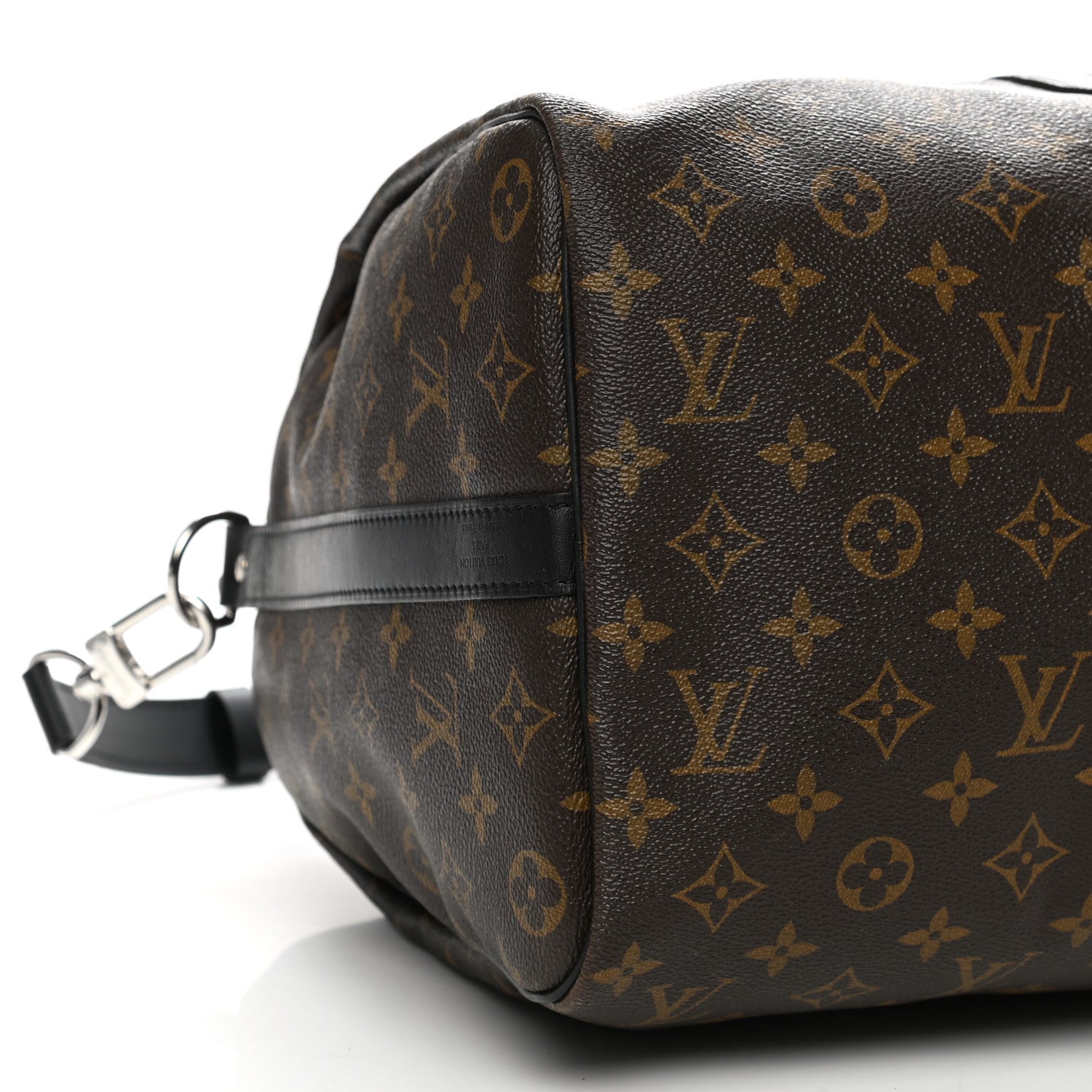 Louis Vuitton Monogram Macassar Keepall Bandouliere 45 9 of 10