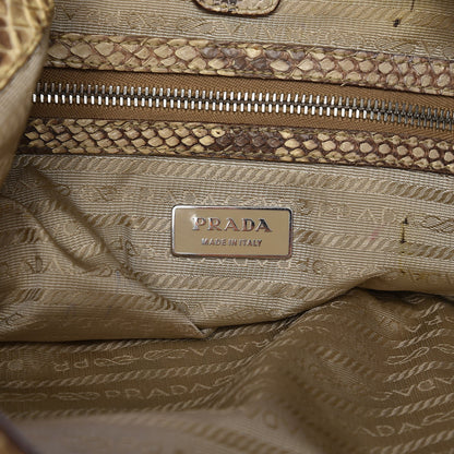 Prada Python Logo Hobo Roccia 6 of 13