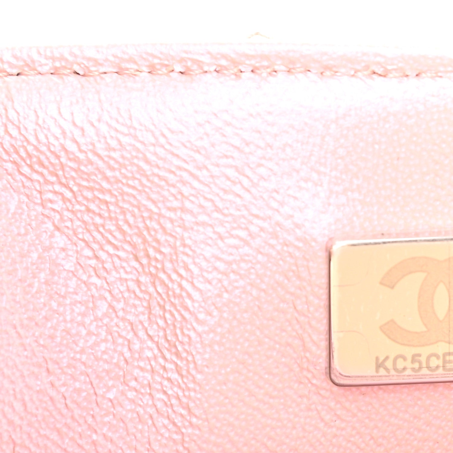 Chanel Iridescent Calfskin Quilted Mini Rectangular Flap Pink 7 of 8