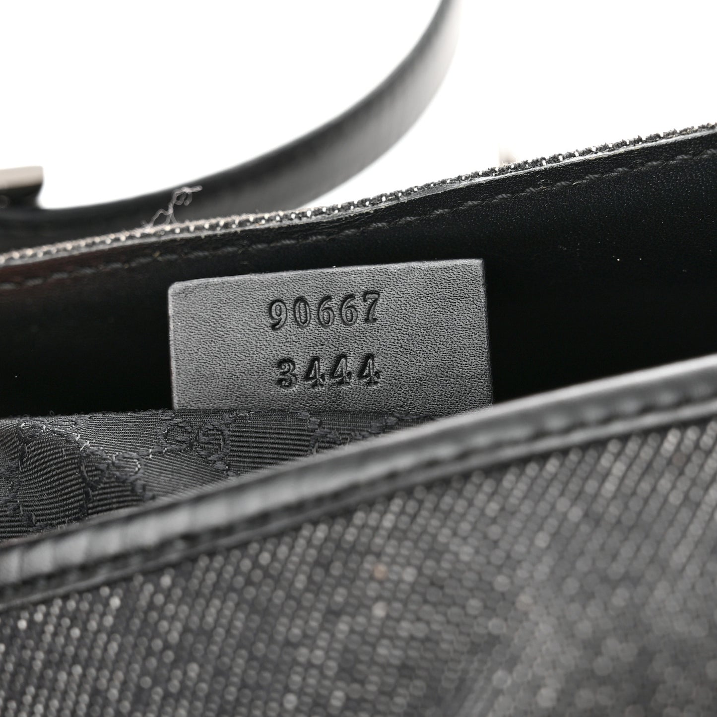 Denim Calfskin Small Jackie O Hobo Black