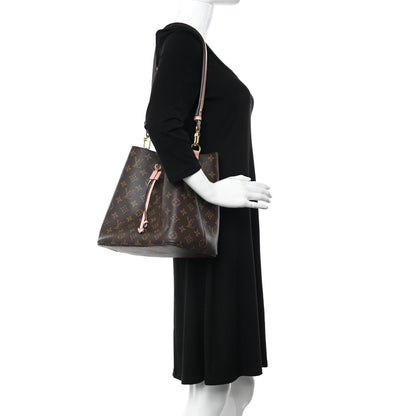 Louis Vuitton Monogram Neonoe MM Rose Poudre 2 of 10
