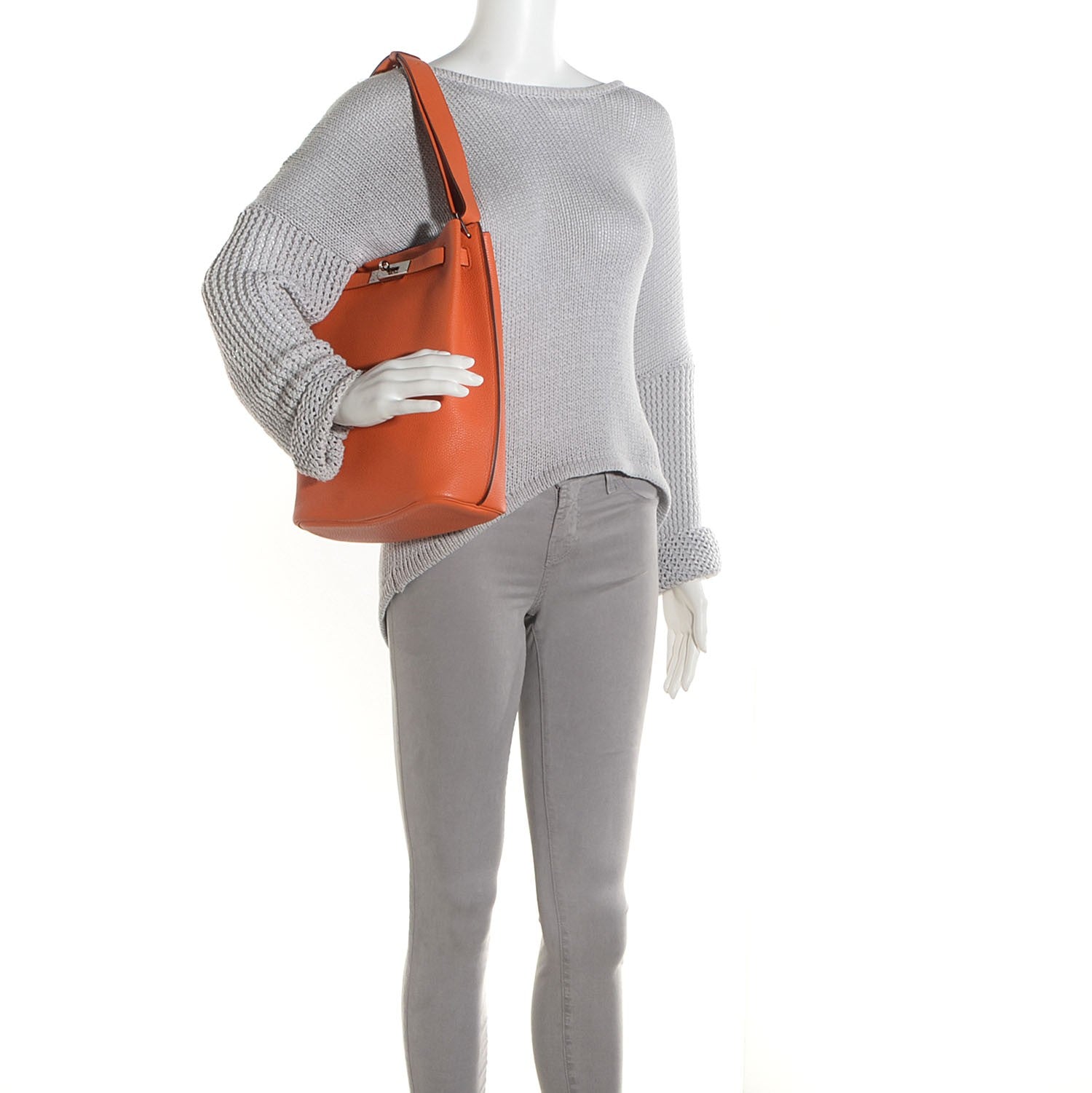 Hermes Togo So Kelly 22 Orange 4 of 13