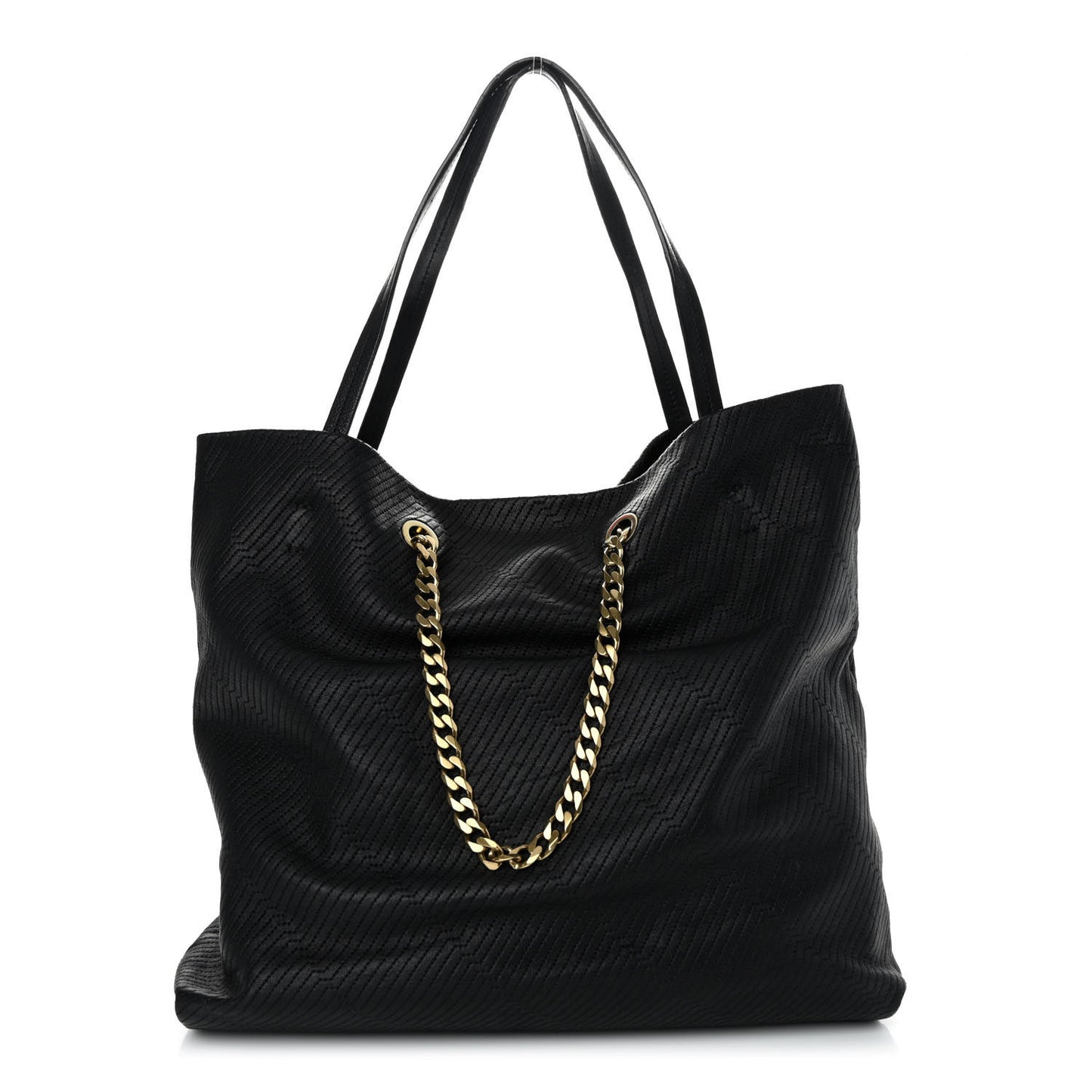Lambskin Quilted Carry Me Tote Black