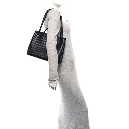 Bottega Veneta Nappa Intrecciato Medium Andiamo Shoulder Bag Black 2 of 13