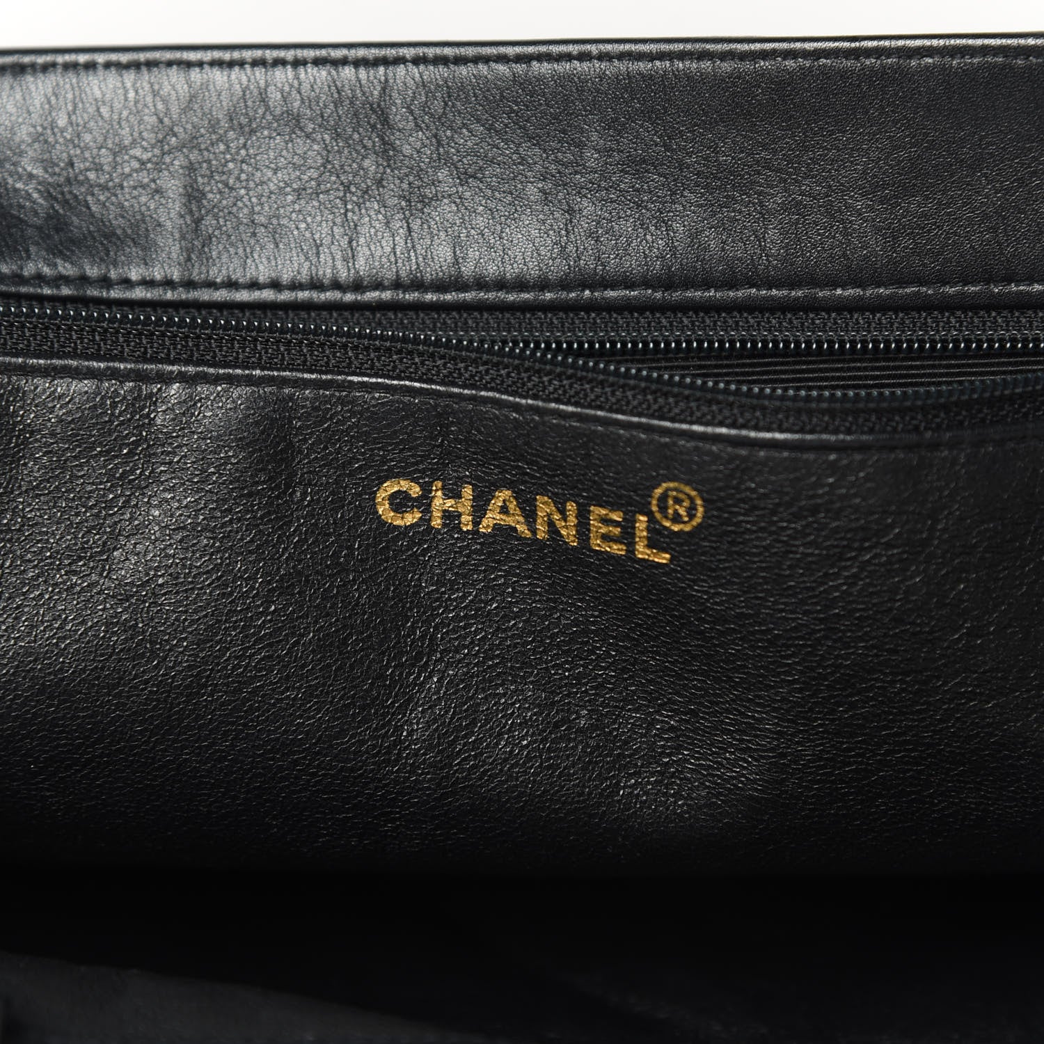 Chanel Lambskin CC Tote Black 6 of 13