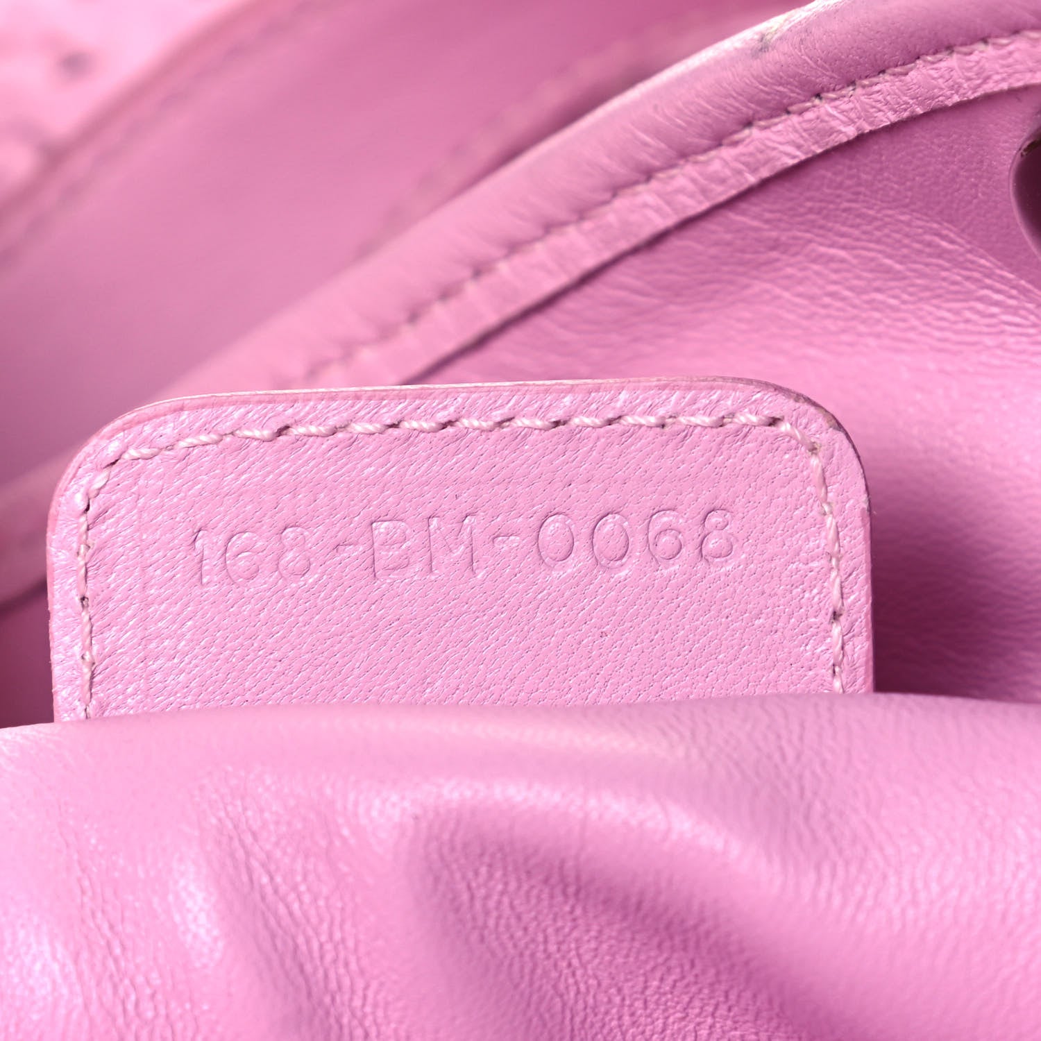 Christian Dior Lambskin Woven Dior Soft Shopping Tote Pink 6 of 16