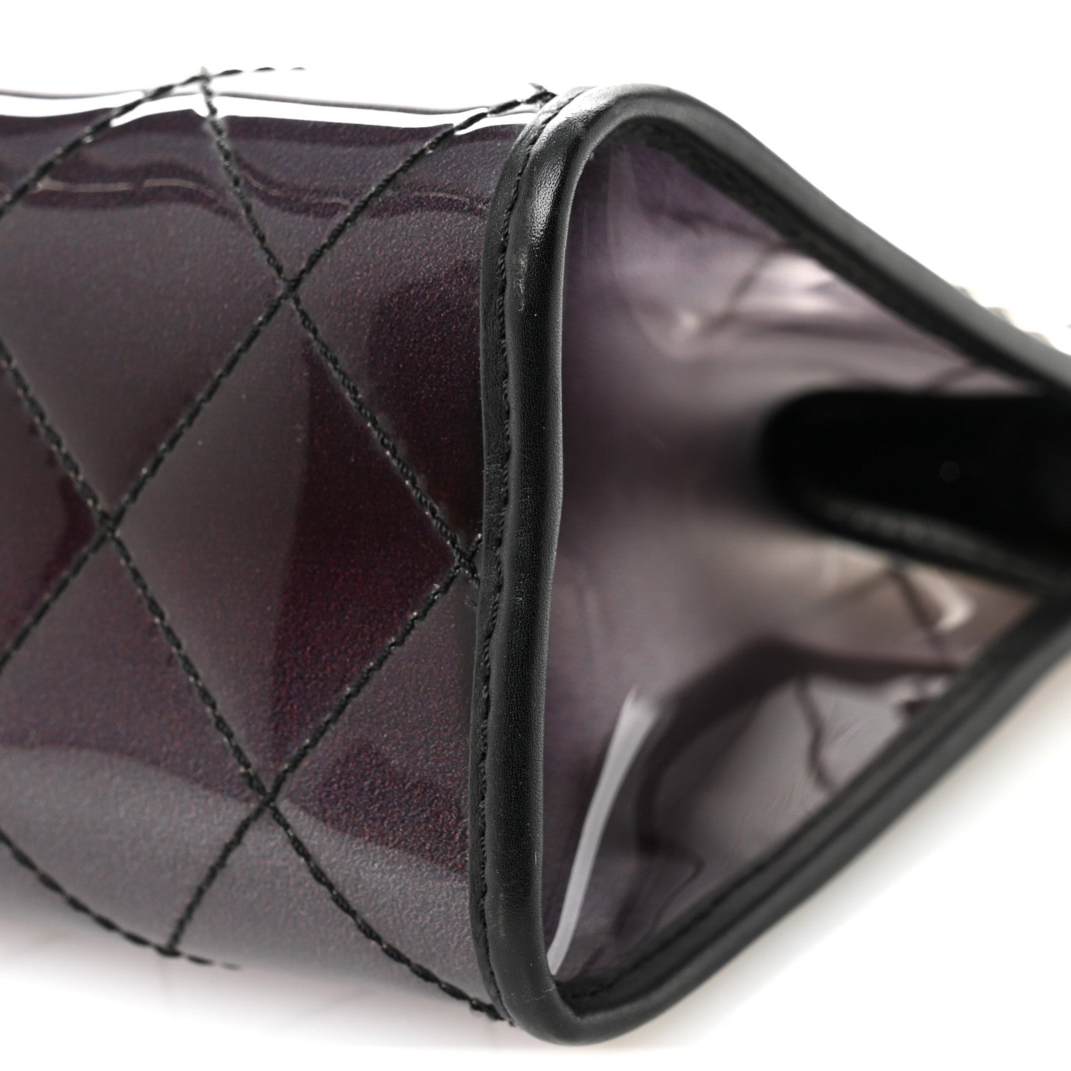 Chanel Vinyl Naked Pochette Black 10 of 10