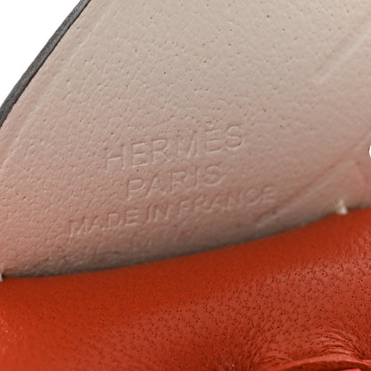 Hermes Milo Lambskin Grigri Rodeo Pegase Horse Bag Charm PM Cornaline Rose Texas White 4 of 4