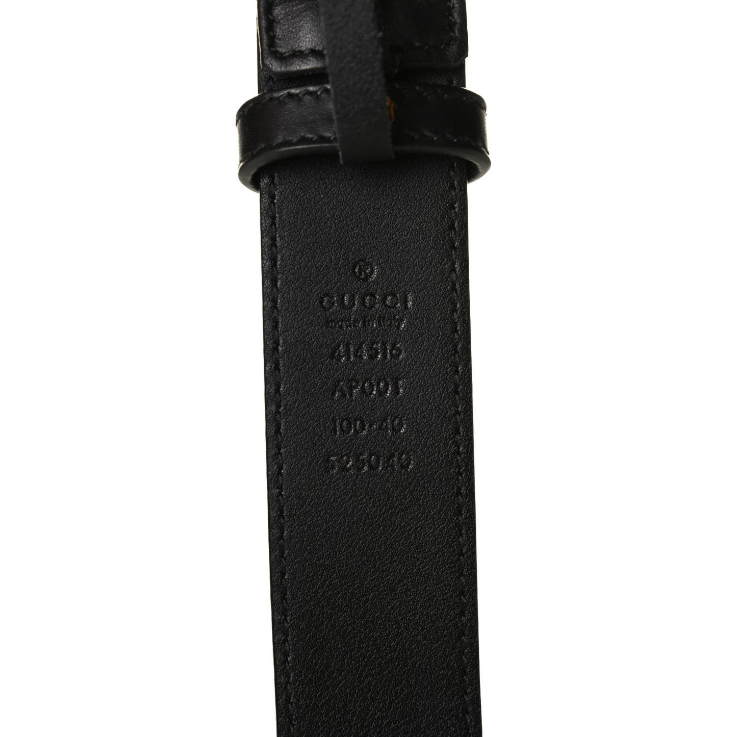 Calfskin Double G 30mm Belt 100 40 Black