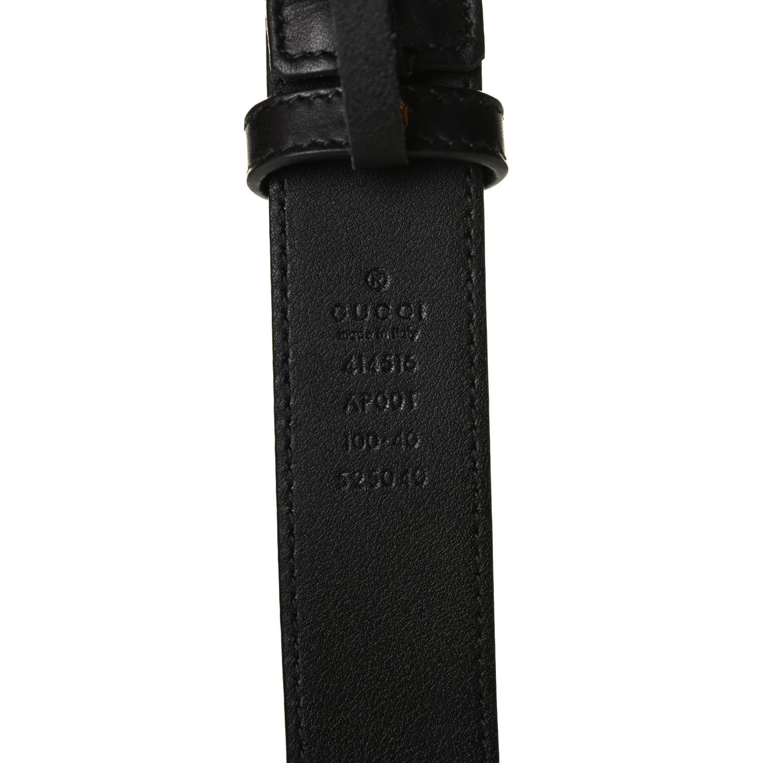 Gucci Calfskin Double G 30mm Belt 100 40 Black 6 of 11