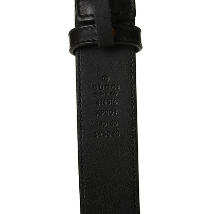 Gucci Calfskin Double G 30mm Belt 100 40 Black 6 of 11