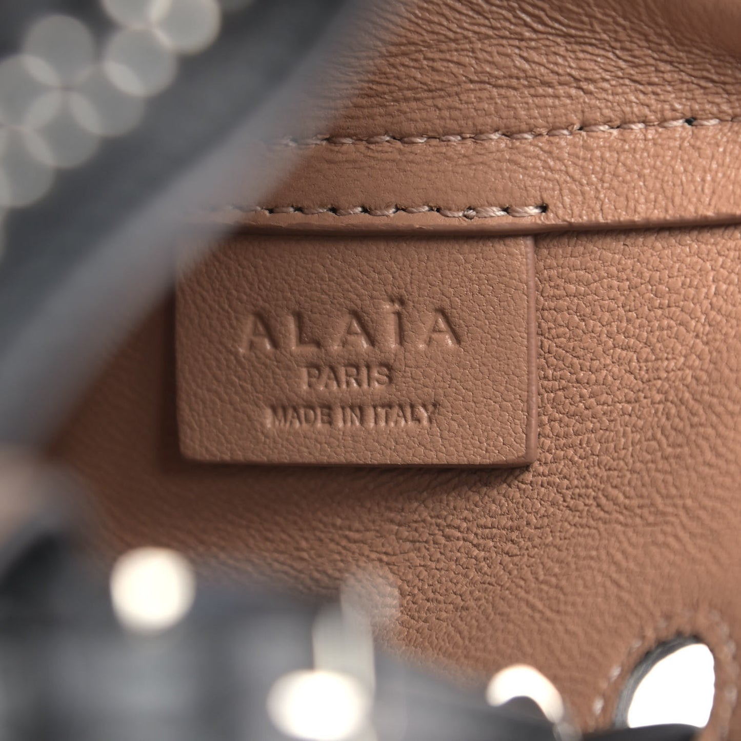 Calfskin Studded Rose-Marie 19 Bag Black