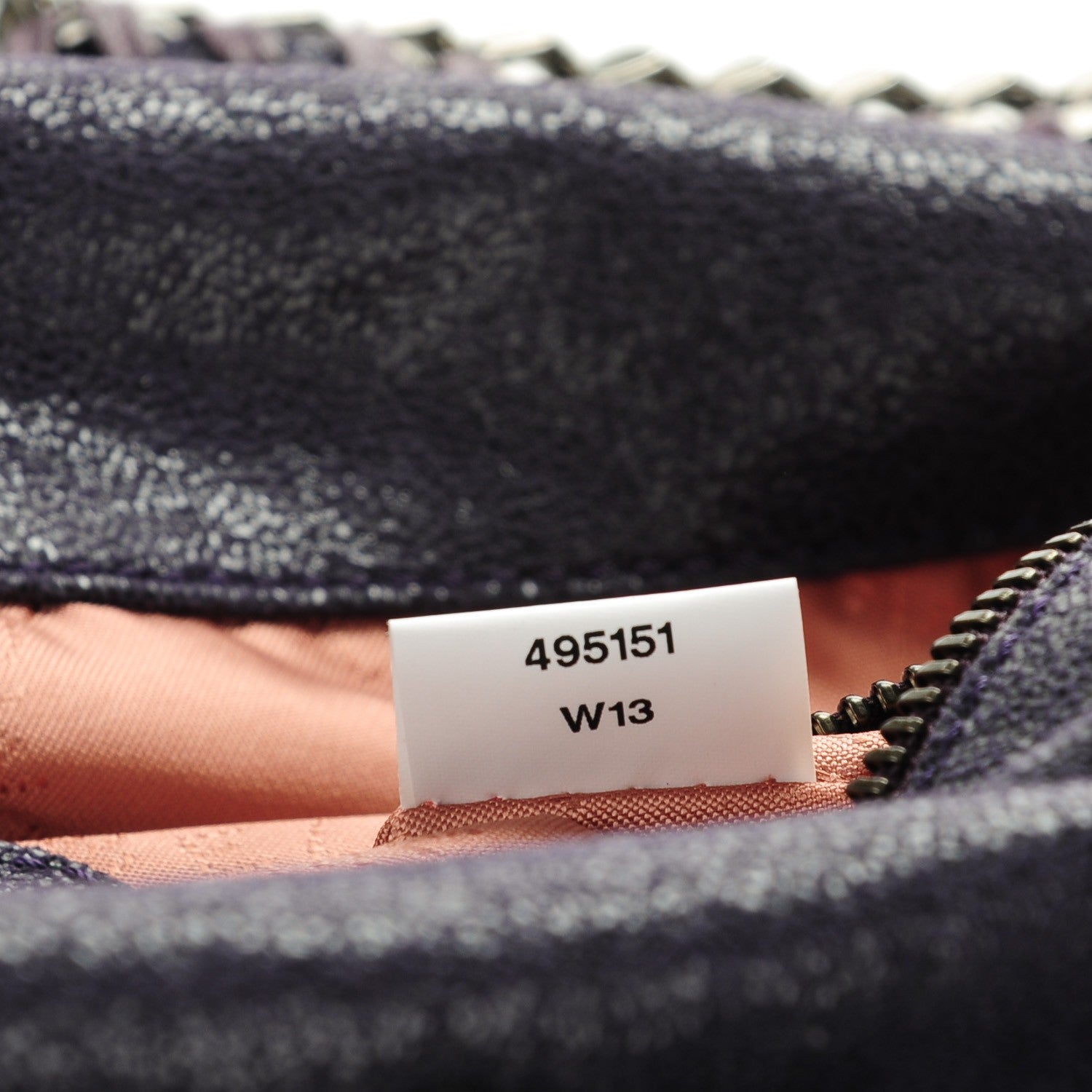 Stella McCartney Shaggy Deer Falabella Fold Over Tote Purple 8 of 9