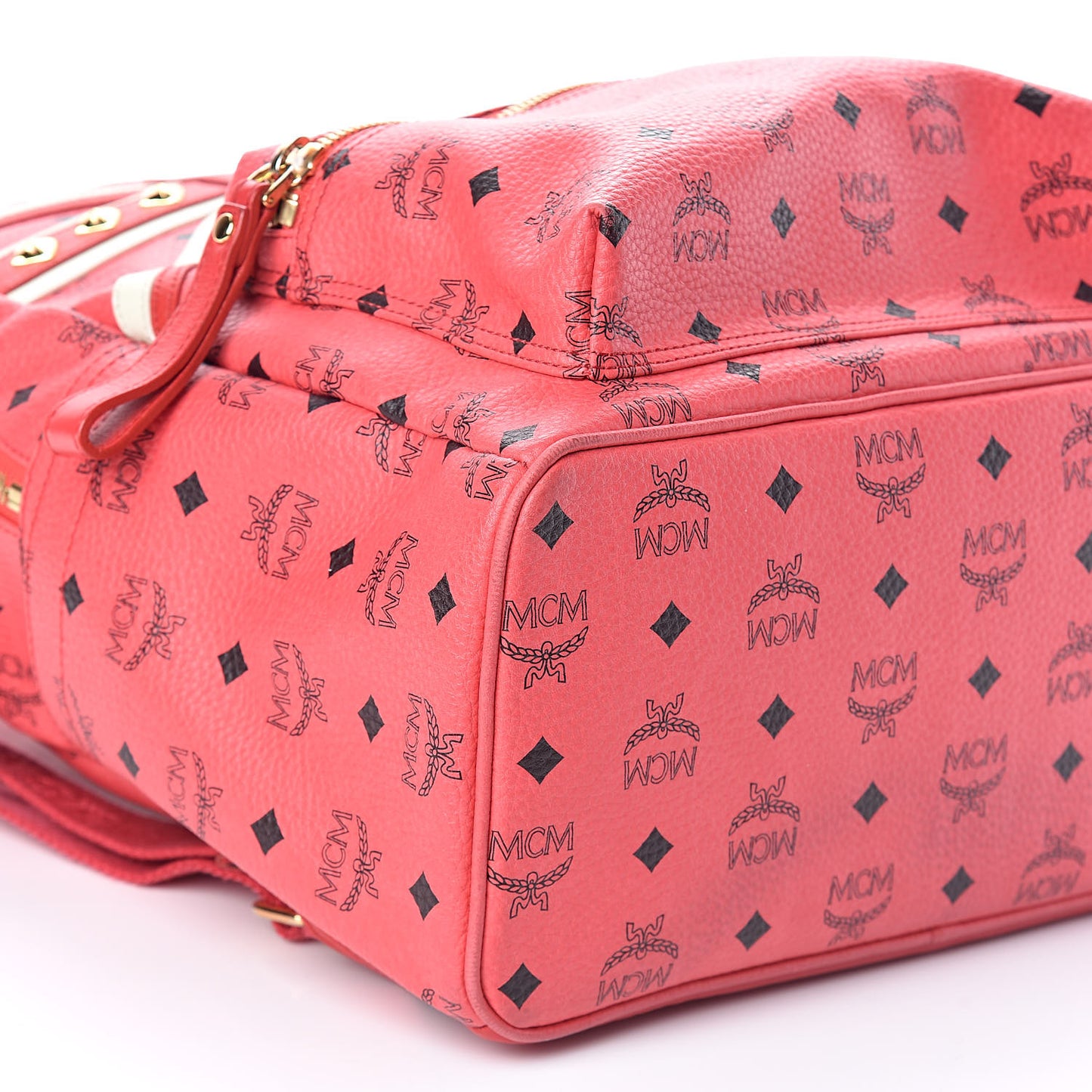 Visetos Studded Medium Stark London Olympic Backpack Corail