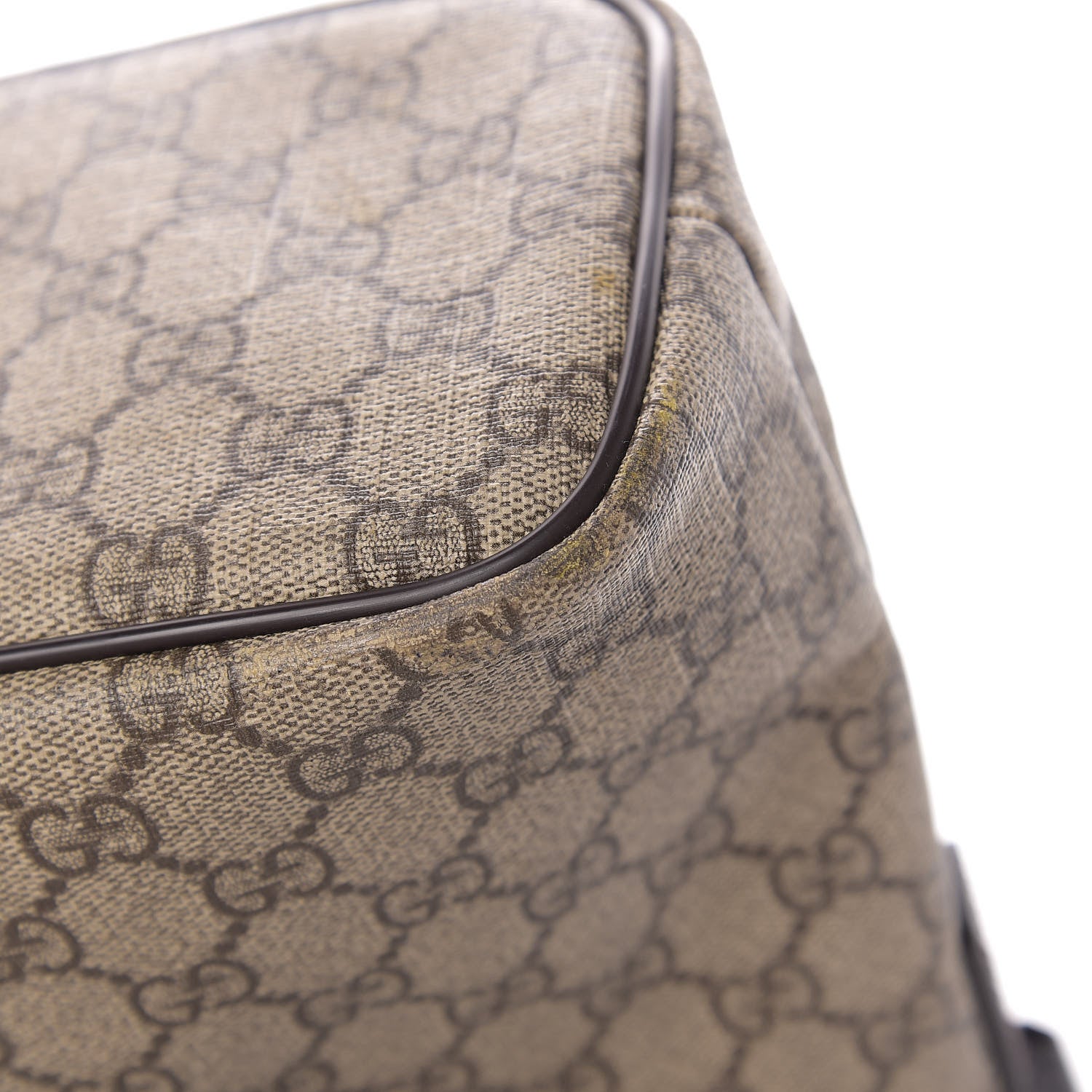 Gucci GG Supreme Monogram Medium Zippered Tote Dark Brown 16 of 27