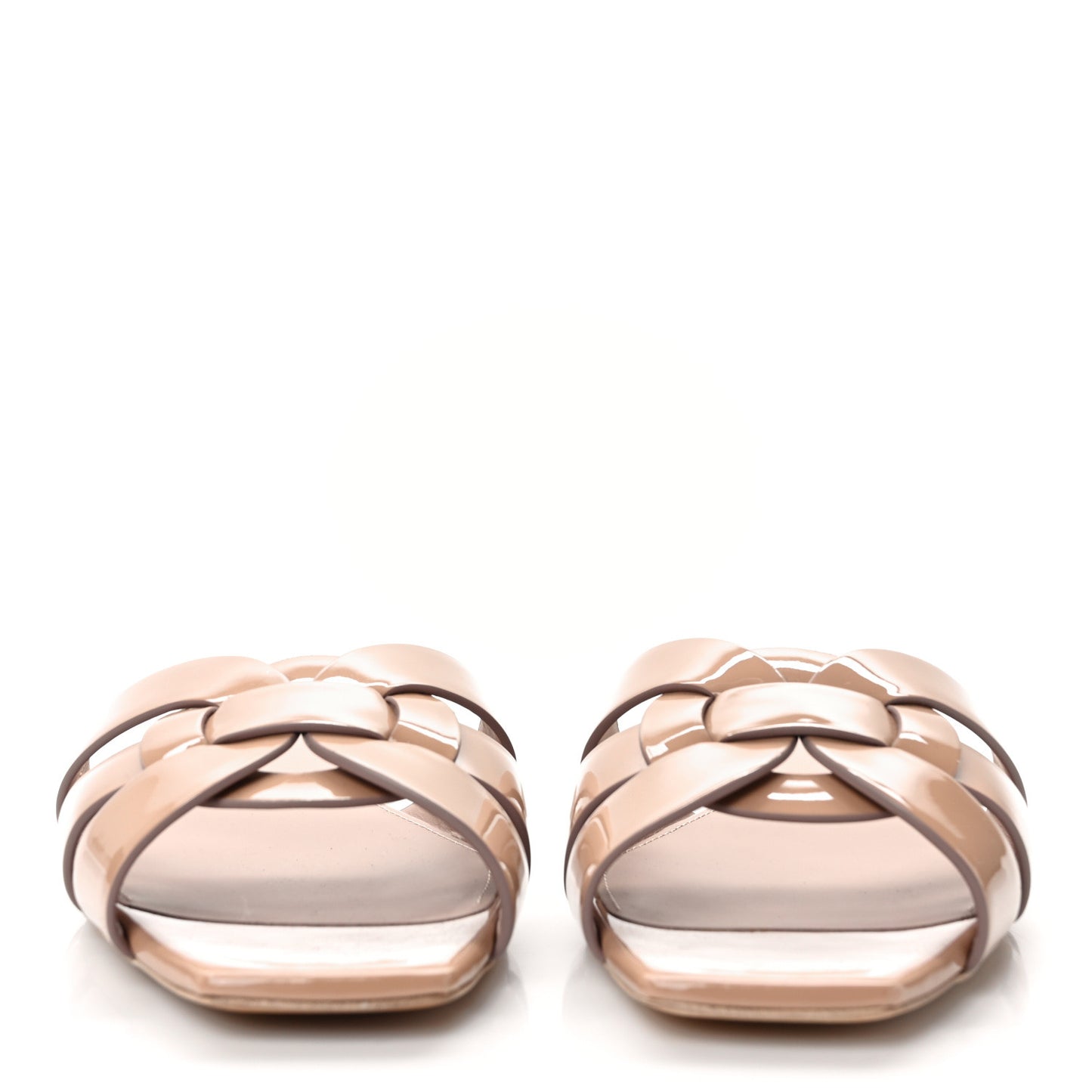 Patent Tribute 05 Slide Sandals 38 Nude