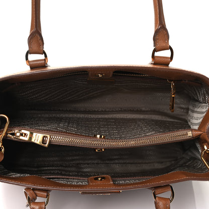 Prada Saffiano Lux Medium Tote Caramel 4 of 4