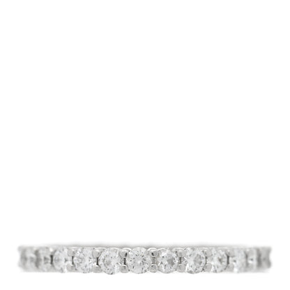 Tiffany Platinum Diamond 2.2mm Full Circle Forever Band Ring 50 5.5 3 of 4