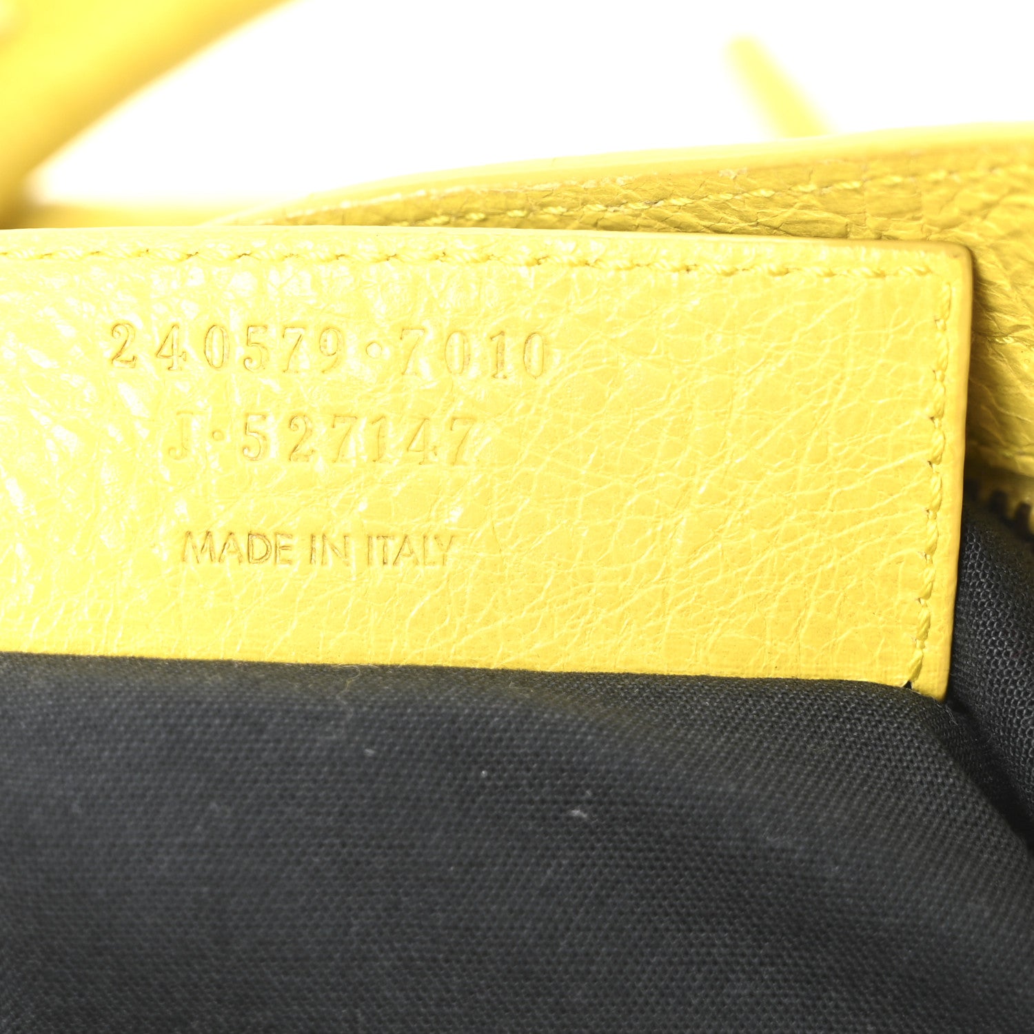 Balenciaga Agneau Classic Hardware Town Curry 9 of 12