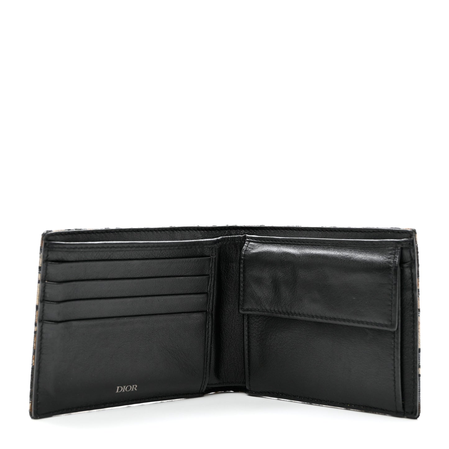 Oblique Bi-Fold Wallet Blue
