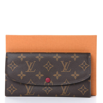Louis Vuitton Monogram Emilie Wallet Fuchsia 10 of 10