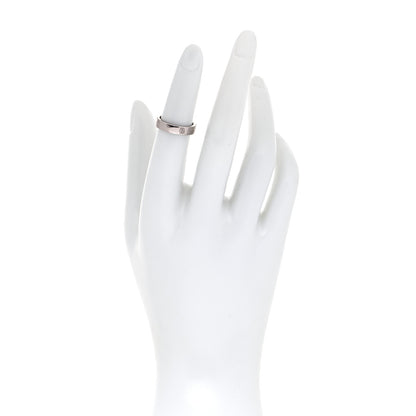 Cartier 18K White Gold 4mm Happy Birthday Band Ring 48 4.5 2 of 4