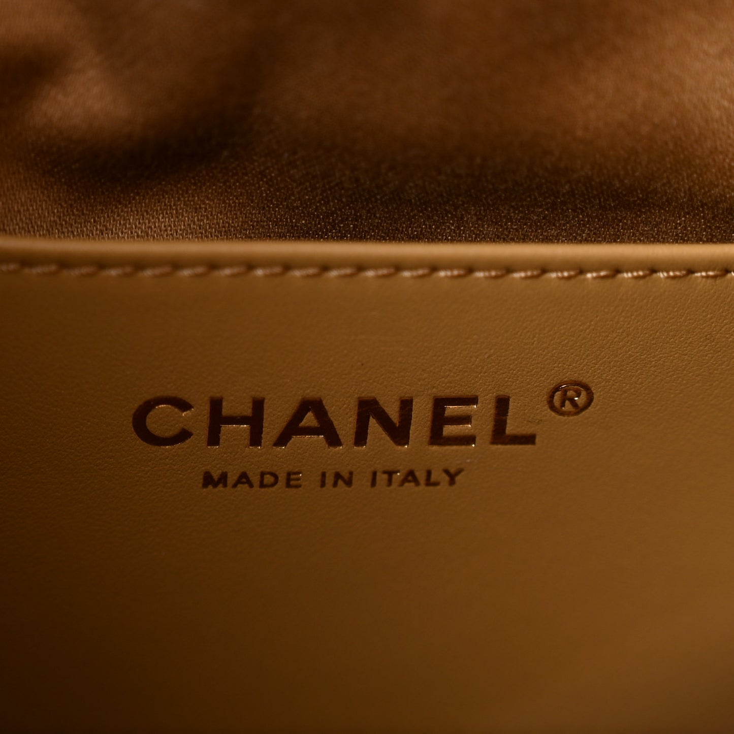 Metallic Caviar Quilted Small Chanel 25 Handbag Gold