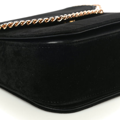 Stella McCartney Velvet Effect Medium Falabella Box Shoulder Bag Black 9 of 12