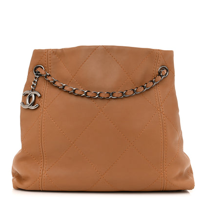 Chanel Lambskin Small Soft Touch Shoulder Bag Camel 1 of 10