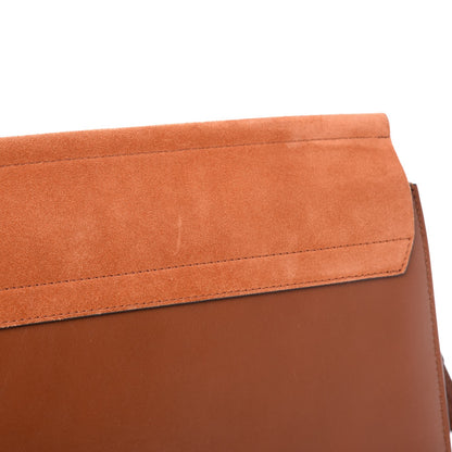 Chloe Suede Calfskin Medium Faye Shoulder Bag Tobacco 5 of 10