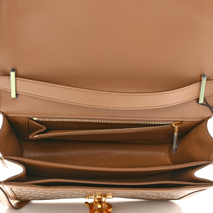 Burberry Calfskin Monogram Medium TB Bag Beige 5 of 10