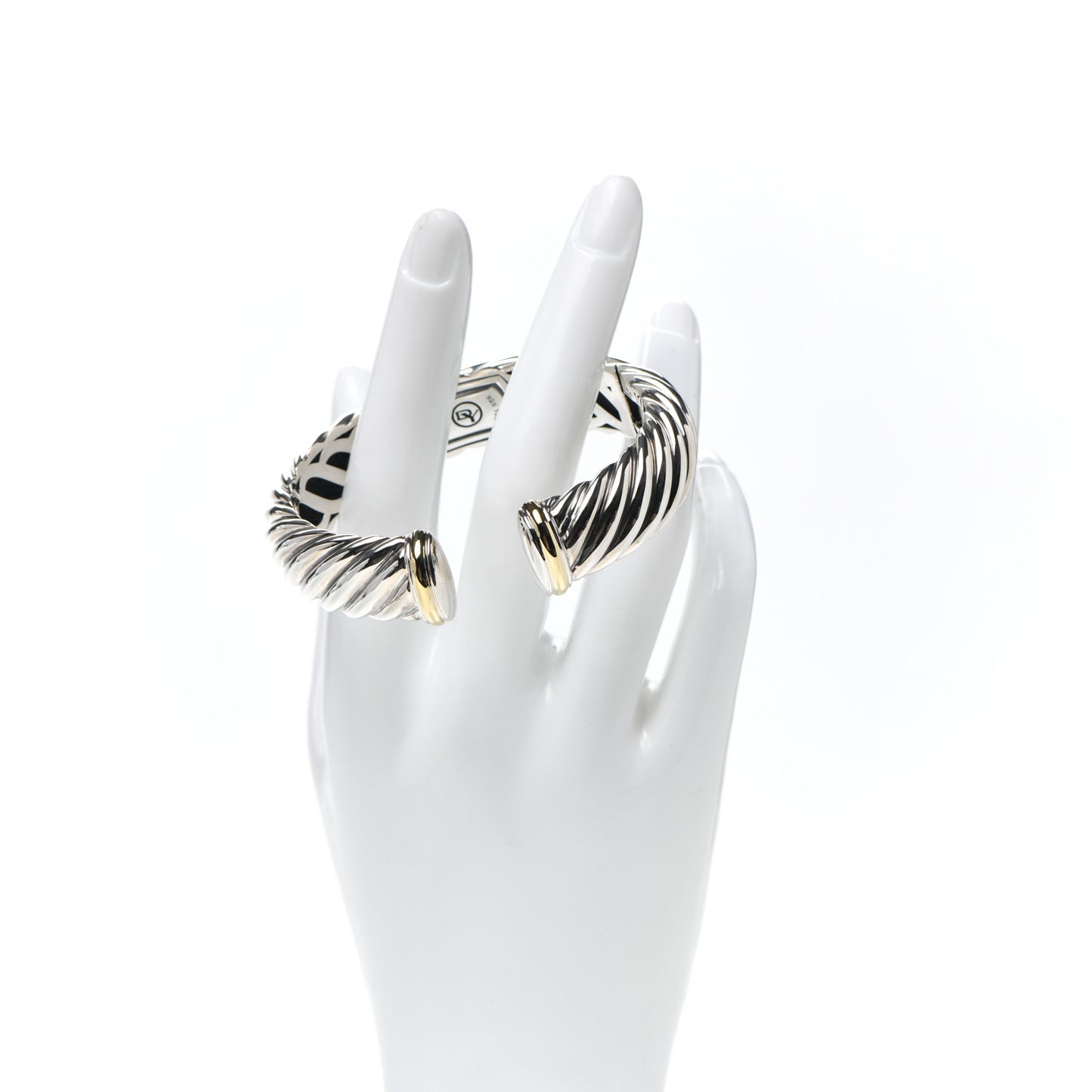 Sterling Silver 18K Yellow Gold 15mm Waverly Bracelet