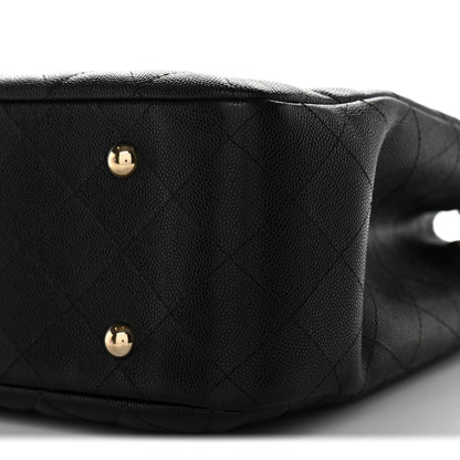 Chanel Caviar Quilted Large CC Shopping Tote Black 18 of 21