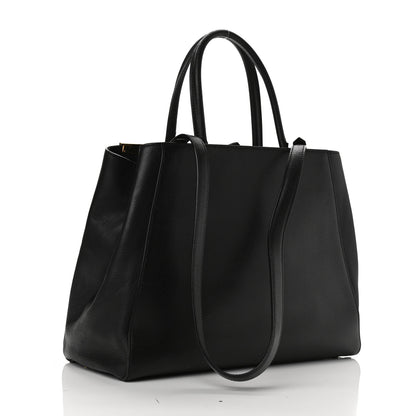 Fendi Vitello Elite Regular 2Jours Tote Black 3 of 12