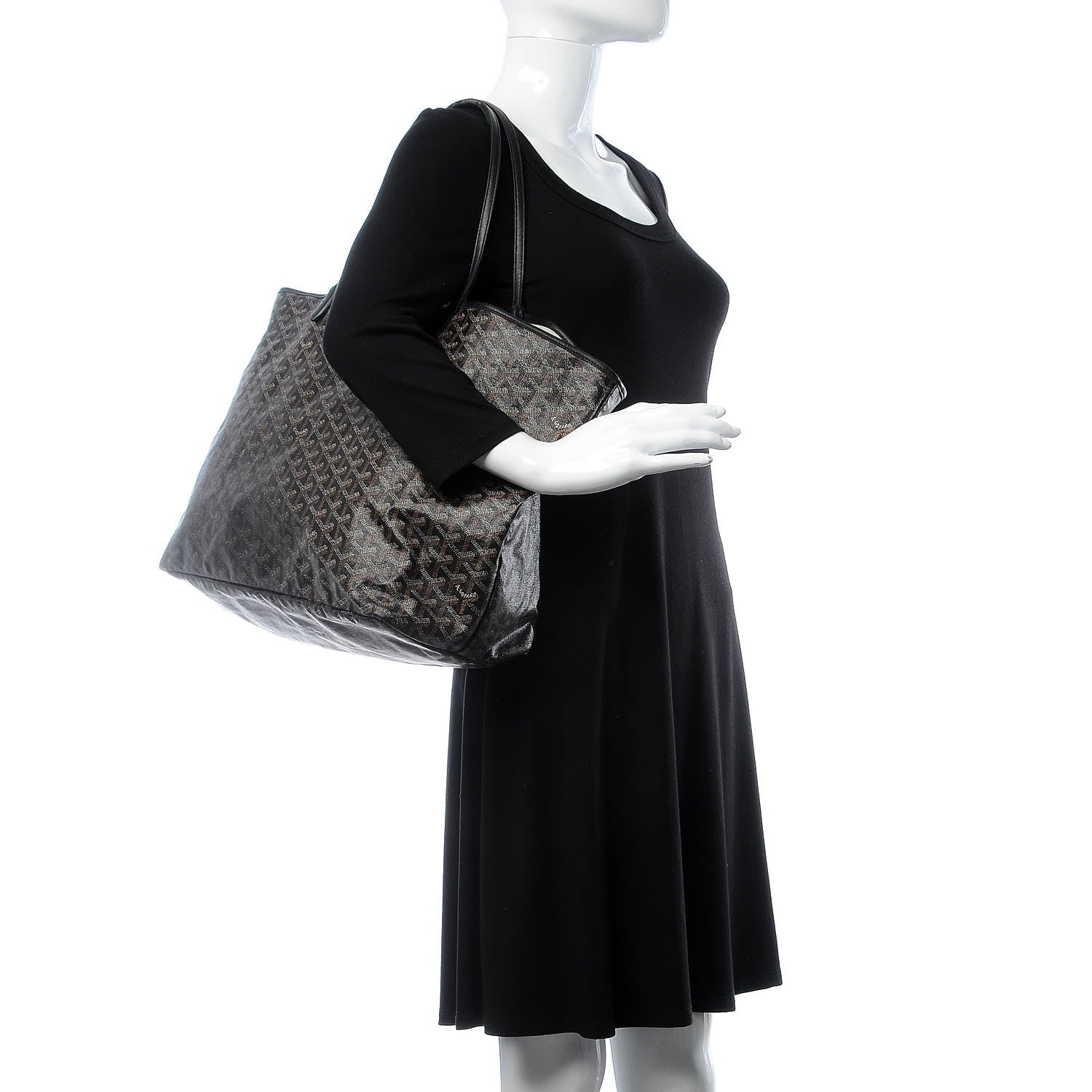 Goyard Goyardine Saint Louis GM Black 2 of 14