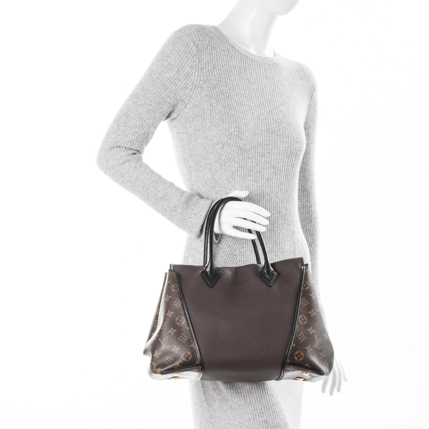 Veau Cachemire Monogram Tote W PM Chocolate
