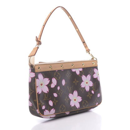 Louis Vuitton Monogram Cherry Blossom Pochette Accessories Brown 3 of 11