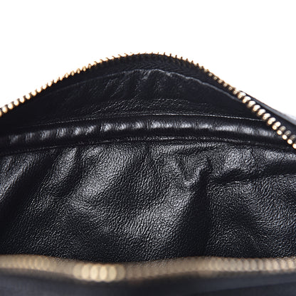 Saint Laurent Grain De Poudre Matelasse Monogram Mini Lou Camera Bag Black 8 of 13