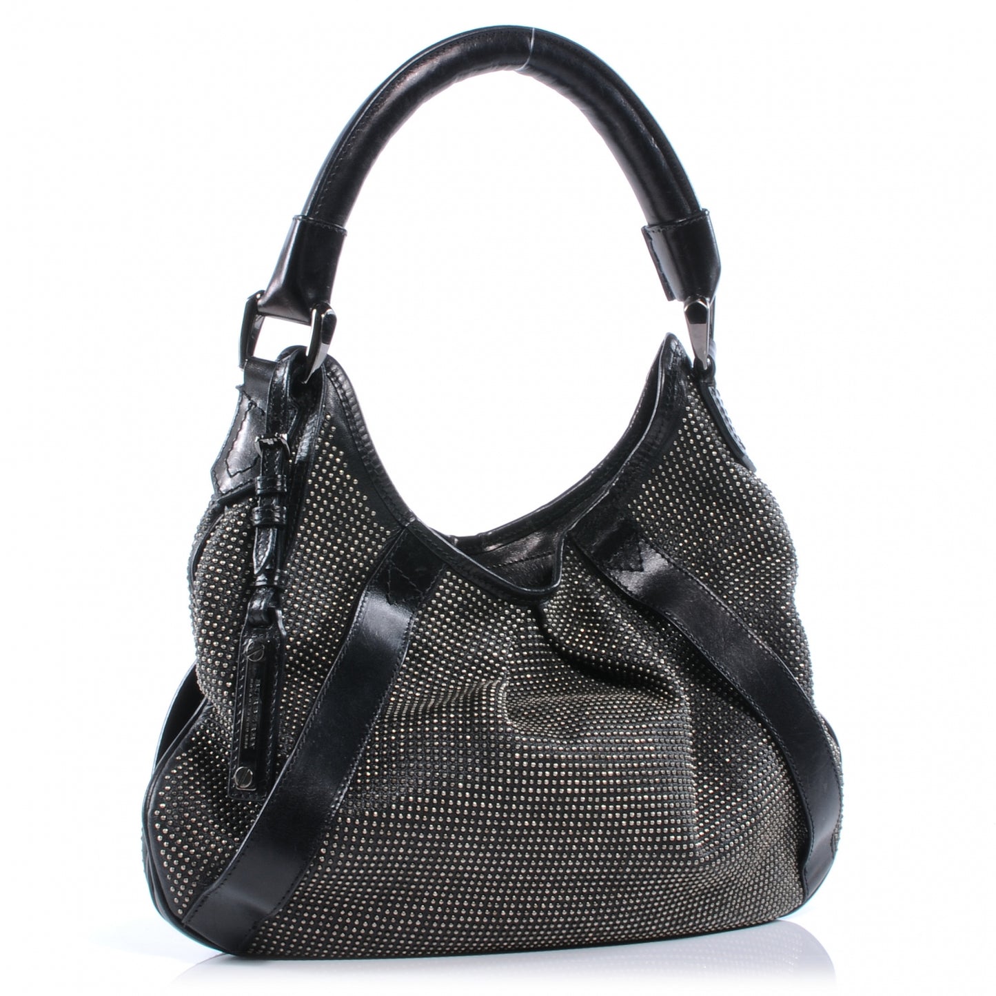 Prorsum Leather Studded Hobo Black