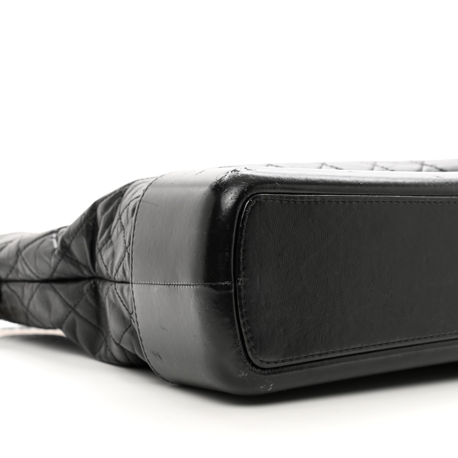 Chanel Calfskin Quilted Large Gabrielle Shopping Tote Black 9 of 11