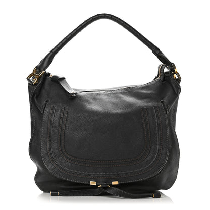 Chloe Calfskin Large Marcie Satchel Black 1 of 11