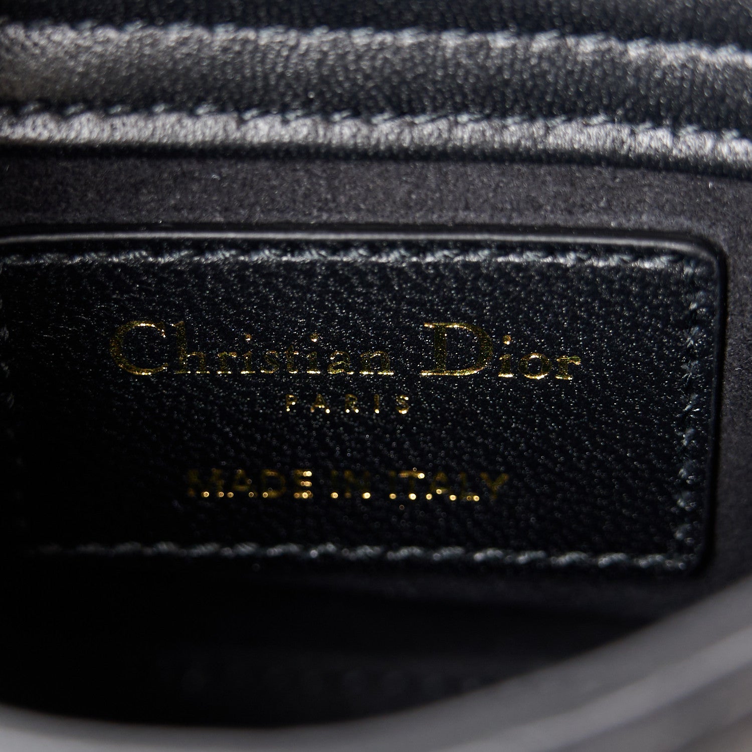 Christian Dior Lambskin Cannage Micro Lady Dior Black 6 of 10