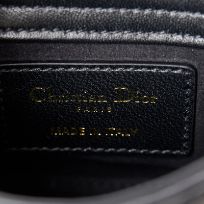 Christian Dior Lambskin Cannage Micro Lady Dior Black 6 of 10