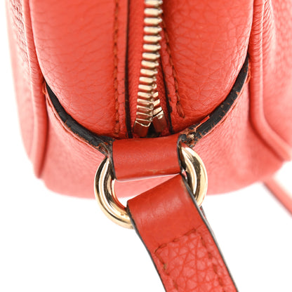 Gucci Pebbled Calfskin Small Soho Disco Bag Sun Orange 12 of 18